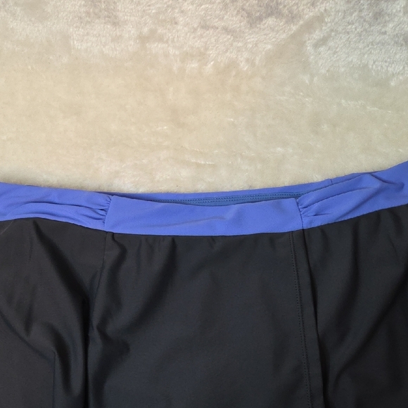 Free Country Blue And Dark Grey Swim Mini Skirt NWOT - Picture 6 of 6